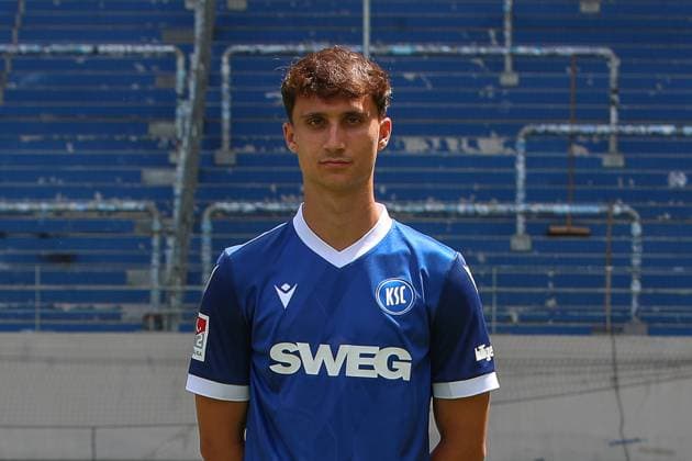 Noah Rupp; Karlsruher SC 08 GER, Karlsruher SC, Fussball, 2. Bundesliga, Portraetermin 2024 2025, 18.07.2024 GER, Karlsruher SC, Fussball, 2. Bundesliga, Portraetermin 2024 2025, 18.07.2024 Karlsruhe Copyright: xEibner-Pressefoto JanxPrihodax EP_JPA