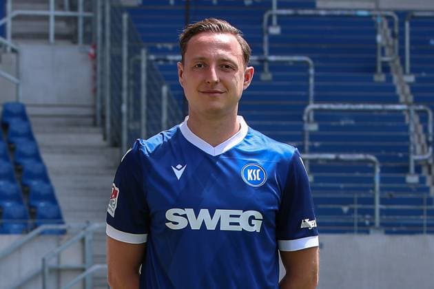 Robin Bormuth; Karlsruher SC 32 GER, Karlsruher SC, Fussball, 2. Bundesliga, Portraetermin 2024 2025, 18.07.2024 GER, Karlsruher SC, Fussball, 2. Bundesliga, Portraetermin 2024 2025, 18.07.2024 Karlsruhe Copyright: xEibner-Pressefoto JanxPrihodax EP_JPA