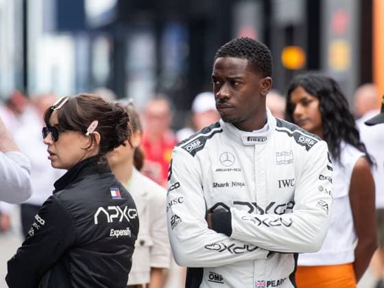 Damson Idris (Schauspieler, Großbritannien, alias Joshua Pearce, APX GP) bei Dreharbeiten zum Apple Movie F1 Kinofilm Apex, HUN, Formel 1 Weltmeisterschaft, Grand Prix von Ungarn, Hungaroring, Raceday, Ankunft der Fahrer, 21.07.2024 HUN, Formel 1 Weltmeisterschaft, Grand Prix von Ungarn, Hungaroring, Raceday, Ankunft der Fahrer, 21.07.2024 Mogyorod Copyright: xEibner-Pressefoto Memmlerx EP_MMR