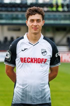Fabio Gruber; SC Verl; 3.Liga, Porträttermin 2024 2025 GER, Portraettermin SC Verl, Fussball, 3. Liga, Spielzeit 2024 2025, 21.07.2024 DFL Regulations prohibit any use of photographers as image sequences and or quasi-video. GER, Portraettermin SC Verl, Fussball, 3. Liga, Spielzeit 2024 2025, 21.07.2024 Verl Copyright: xJanxStrohdiekx JSK