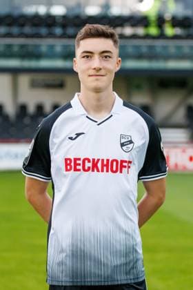 Tim Koehler; SC Verl; 3.Liga, Porträttermin 2024 2025 GER, Portraettermin SC Verl, Fussball, 3. Liga, Spielzeit 2024 2025, 21.07.2024 DFL Regulations prohibit any use of photographers as image sequences and or quasi-video. GER, Portraettermin SC Verl, Fussball, 3. Liga, Spielzeit 2024 2025, 21.07.2024 Verl Copyright: xJanxStrohdiekx JSK