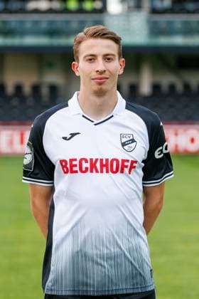Lukas Demming; SC Verl; 3.Liga, Porträttermin 2024 2025 GER, Portraettermin SC Verl, Fussball, 3. Liga, Spielzeit 2024 2025, 21.07.2024 DFL Regulations prohibit any use of photographers as image sequences and or quasi-video. GER, Portraettermin SC Verl, Fussball, 3. Liga, Spielzeit 2024 2025, 21.07.2024 Verl Copyright: xJanxStrohdiekx JSK