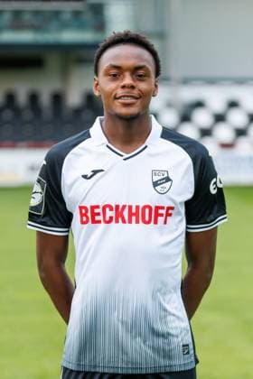 Chilohem Onuoha; SC Verl; 3.Liga, Porträttermin 2024 2025 GER, Portraettermin SC Verl, Fussball, 3. Liga, Spielzeit 2024 2025, 21.07.2024 DFL Regulations prohibit any use of photographers as image sequences and or quasi-video. GER, Portraettermin SC Verl, Fussball, 3. Liga, Spielzeit 2024 2025, 21.07.2024 Verl Copyright: xJanxStrohdiekx JSK