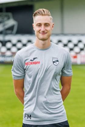 Torwarttrainer Fynn Mueller; SC Verl; 3.Liga, Porträttermin 2024 2025 GER, Portraettermin SC Verl, Fussball, 3. Liga, Spielzeit 2024 2025, 21.07.2024 DFL Regulations prohibit any use of photographers as image sequences and or quasi-video. GER, Portraettermin SC Verl, Fussball, 3. Liga, Spielzeit 2024 2025, 21.07.2024 Verl Copyright: xJanxStrohdiekx JSK
