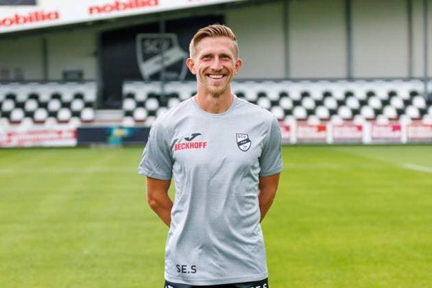 Co-Trainer Sergej Schmik; SC Verl; 3.Liga, Porträttermin 2024 2025 GER, Portraettermin SC Verl, Fussball, 3. Liga, Spielzeit 2024 2025, 21.07.2024 DFL Regulations prohibit any use of photographers as image sequences and or quasi-video. GER, Portraettermin SC Verl, Fussball, 3. Liga, Spielzeit 2024 2025, 21.07.2024 Verl Copyright: xJanxStrohdiekx JSK