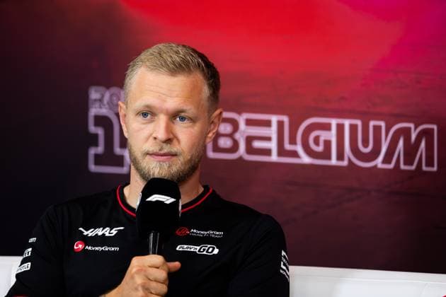 MAGNUSSEN Kevin (den), Haas F1 Team VF-24 Ferrari, portrait press conference, PK, Pressekonferenz during the Formula 1 Rolex Belgian Grand Prix 2024, 14th round of the 2024 Formula One World Championship, WM, Weltmeisterschaft from July 26 to 28, 2024 on the Circuit de Spa-Francorchamps, in Stavelot, Belgium - F1 - BELGIAN GRAND PRIX 2024 DPPI Panoramic 240725_R14_BELGIO_DP__F_18281.CR2 -Aprimorado-NR