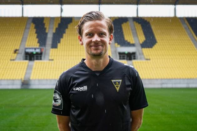 Bentley Baxter Bahn (Alemannia Aachen, 9) GER, Alemannia Aachen, Fußball, 3. Liga, Saison 2024 2025, 31.07.2024 GER, Alemannia Aachen, Fußball, 3. Liga, Saison 2024 2025, Mediaday, Spielerportraits, 31.07.2024 Aachen Copyright: xEibner-Pressefoto JustinxAlexandx EP_JDU