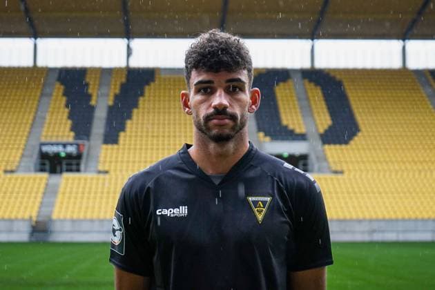 Mika Hanraths (Alemannia Aachen, 15) GER, Alemannia Aachen, Fußball, 3. Liga, Saison 2024 2025, 31.07.2024 GER, Alemannia Aachen, Fußball, 3. Liga, Saison 2024 2025, Mediaday, Spielerportraits, 31.07.2024 Aachen Copyright: xEibner-Pressefoto JustinxAlexandx EP_JDU