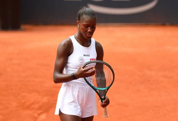 05.08.2024, xcex, GER, Hamburg, Rothenbaum, Central Court, Tennis, Damentennis, WTA, Tennis Damen 125, ECE Ladies Hamburg Open, Noma Noha Akugue (GER)