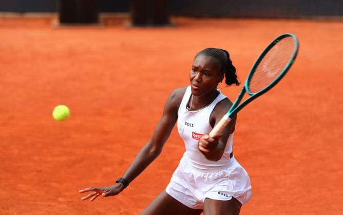 05.08.2024, xcex, GER, Hamburg, Rothenbaum, Central Court, Tennis, Damentennis, WTA, Tennis Damen 125, ECE Ladies Hamburg Open, Noma Noha Akugue (GER)