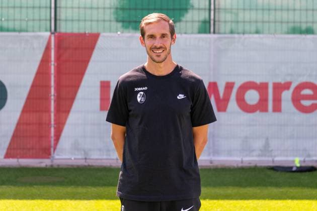 Julian Schuster; SC Freiburg, Cheftrainer; GER, SC Freiburg, 1.BL, Portraettermin 2024 2025, 08.08.2024, GER, SC Freiburg, 1.BL, Portraettermin 2024 2025, 08.08.2024 Freiburg Copyright: xEibner-Pressefoto WolfgangxFrankx EP_WFK