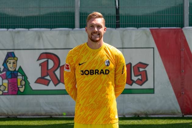 Florian Mueller; SC Freiburg, 21; GER, SC Freiburg, 1.BL, Portraettermin 2024 2025, 08.08.2024, GER, SC Freiburg, 1.BL, Portraettermin 2024 2025, 08.08.2024 Freiburg Copyright: xEibner-Pressefoto WolfgangxFrankx EP_WFK