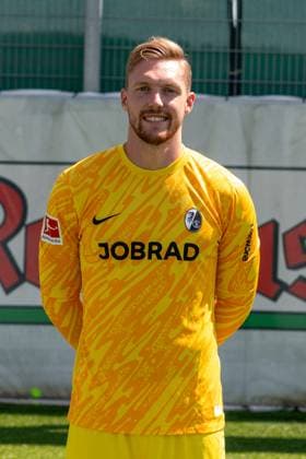 Florian Mueller; SC Freiburg, 21; GER, SC Freiburg, 1.BL, Portraettermin 2024 2025, 08.08.2024, GER, SC Freiburg, 1.BL, Portraettermin 2024 2025, 08.08.2024 Freiburg Copyright: xEibner-Pressefoto WolfgangxFrankx EP_WFK