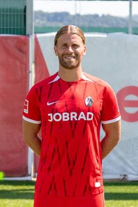 Lucas Hoeler; SC Freiburg, 09; GER, SC Freiburg, 1.BL, Portraettermin 2024 2025, 08.08.2024, GER, SC Freiburg, 1.BL, Portraettermin 2024 2025, 08.08.2024 Freiburg Copyright: xEibner-Pressefoto WolfgangxFrankx EP_WFK