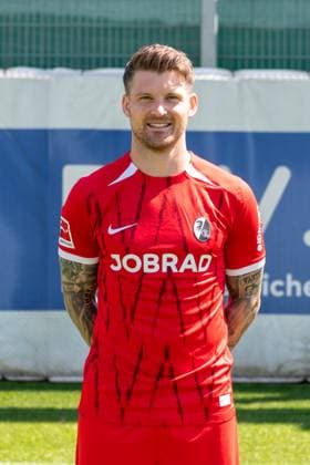 Lukas Kuebler; SC Freiburg, 17; GER, SC Freiburg, 1.BL, Portraettermin 2024 2025, 08.08.2024, GER, SC Freiburg, 1.BL, Portraettermin 2024 2025, 08.08.2024 Freiburg Copyright: xEibner-Pressefoto WolfgangxFrankx EP_WFK