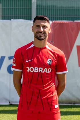 Vincenzo Grifo; SC Freiburg, 32, GER, SC Freiburg, 1.BL, Portraettermin 2024 2025, 08.08.2024, GER, SC Freiburg, 1.BL, Portraettermin 2024 2025, 08.08.2024 Freiburg Copyright: xEibner-Pressefoto WolfgangxFrankx EP_WFK