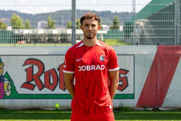 Max Rosenfelder; SC Freiburg, 37; GER, SC Freiburg, 1.BL, Portraettermin 2024 2025, 08.08.2024, GER, SC Freiburg, 1.BL, Portraettermin 2024 2025, 08.08.2024 Freiburg Copyright: xEibner-Pressefoto WolfgangxFrankx EP_WFK