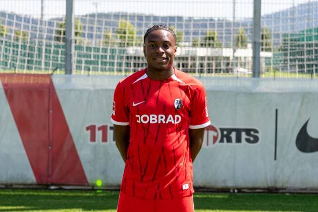 Bruno Ogbus; SC Freiburg, 43; GER, SC Freiburg, 1.BL, Portraettermin 2024 2025, 08.08.2024, GER, SC Freiburg, 1.BL, Portraettermin 2024 2025, 08.08.2024 Freiburg Copyright: xEibner-Pressefoto WolfgangxFrankx EP_WFK