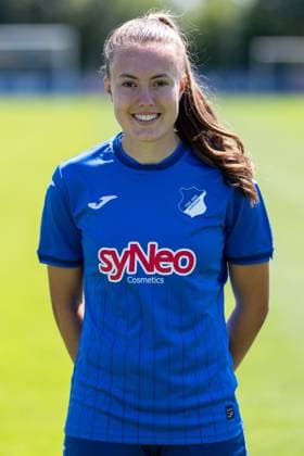 Mara Alber (TSG, 11), Einzelbild, Einzelfoto, Aktion, Action, Porträt, Portrait, 29.07.2024, St.Leon-Rot (Deutschland), Fussball, Frauen, TSG 1899 Hoffenheim Porträttermin 2024 25