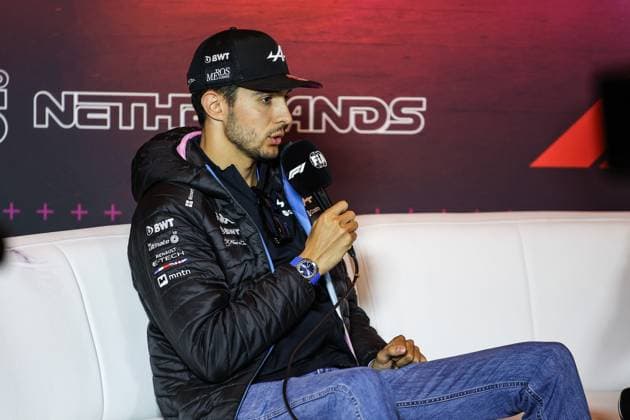 OCON Esteban (fra), Alpine F1 Team A524, portrait press conference, PK, Pressekonferenz during the Formula 1 Heineken Dutch Grand Prix 2024, 15th round of the 2024 Formula One World Championship, WM, Weltmeisterschaft from August 23 to 25, 2024 on the Circuit Zandvoort, in Zandvoort, Netherlands - F1 - DUTCH GRAND PRIX 2024 DPPI Panoramic 240822_R15_OLANDA_DP_XB3_1315