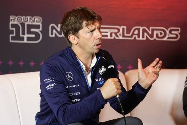 VOWLES James, Team Principal of Williams Racing, portrait press conference, PK, Pressekonferenz during the Formula 1 Heineken Dutch Grand Prix 2024, 15th round of the 2024 Formula One World Championship, WM, Weltmeisterschaft from August 23 to 25, 2024 on the Circuit Zandvoort, in Zandvoort, Netherlands - F1 - DUTCH GRAND PRIX 2024 DPPI Panoramic 240823_R15_OLANDA_DP_XB5_0451