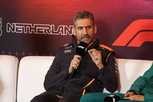 STELLA Andrea (ita), Team Principal of McLaren F1 Team, portrait press conference, PK, Pressekonferenz during the Formula 1 Heineken Dutch Grand Prix 2024, 15th round of the 2024 Formula One World Championship, WM, Weltmeisterschaft from August 23 to 25, 2024 on the Circuit Zandvoort, in Zandvoort, Netherlands - F1 - DUTCH GRAND PRIX 2024 DPPI Panoramic 240823_R15_OLANDA_DP_XB5_0520