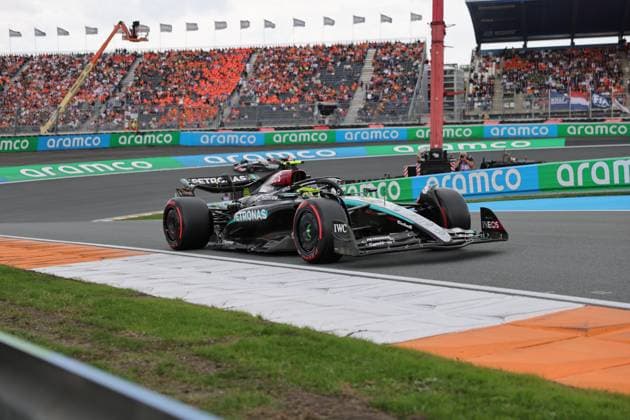 44Lewis Hamilton (Mercedes AMG Petronas Formula One Team, 44), Qualifying, NDL, Formel 1 Weltmeisterschaft, Dutch Grand Prix, Circuit Zandvoort, 24.08.2024 NDL, Formel 1 Weltmeisterschaft, Dutch Grand Prix, Niederlande, Circuit Zandvoort, 24.08.2024 Zandvoort Copyright: xEibner-Pressefoto AnnikaxGrafx EP_AGF