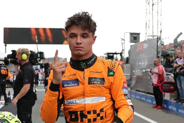 4Lando Norris (McLaren Formula 1 Team, 04), Pole Position, Qualifying, NDL, Formel 1 Weltmeisterschaft, Dutch Grand Prix, Circuit Zandvoort, 24.08.2024 NDL, Formel 1 Weltmeisterschaft, Dutch Grand Prix, Niederlande, Circuit Zandvoort, 24.08.2024 Zandvoort Copyright: xEibner-Pressefoto AnnikaxGrafx EP_AGF