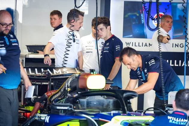 COLAPINTO Franco (arg), Williams Racing FW46, portrait, during the Formula 1 Pirelli Gran Premio d’Italia 2024, Italian Grand Prix 2024, 16th round of the 2024 Formula One World Championship, WM, Weltmeisterschaft from August 30 to September 1, 2024 on the Autodromo Nazionale Monza, in Monza, Italy - F1 - ITALIAN GRAND PRIX 2024 DPPI Panoramic 240829_R16_ITALIA_DP_FG0O0904
