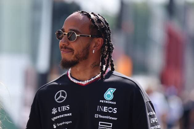 44Lewis Hamilton (Mercedes AMG Petronas Formula One Team, 44) , ITA, Formel 1 Weltmeisterschaft, Italian Grand Prix, Autodromo Nazionale Monza, Media Day, 29.08.2024 ITA, Formel 1 Weltmeisterschaft, Italian Grand Prix, Italien, Autodromo Nazionale Monza, 29.08.2024 Monza Copyright: xEibner-Pressefoto AnnikaxGrafx EP_AGF