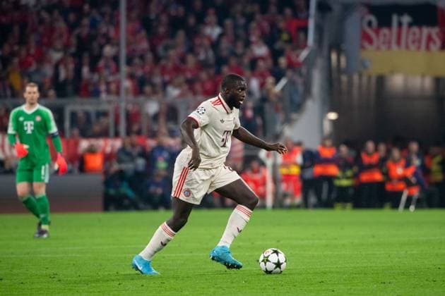 Dayot Upamecano (FC Bayern Muenchen, 02) am Ball, GER, FC Bayern Muenchen vs. GNK Dinamo Zagreb, Fussball, Champions League, 1. Spieltag, Spielzeit 2024 2025, 17.09.2024 GER, FC Bayern Muenchen vs. GNK Dinamo Zagreb, Fussball, Champions League, 1. Spieltag, Spielzeit 2024 2025, 17.09.2024 Muenchen Copyright: xEibner-Pressefoto Memmlerx EP_MMR
