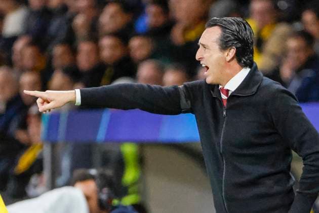 Unai Emery (Aston Villa, Trainer), Geste, Gestik, gestikuliert , Fussball, UEFA Champions League, 1. Spieltag, 2024 2025, Young Boys Bern vs. Aston Villa, 17.09.2024, Stadion Wankdorf, Bern, Schweiz Bern Stadion Wankdorf Bern Schweiz Copyright: xGrantxHubbsx