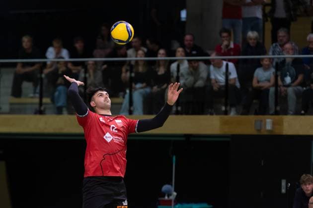 Aurel Sprenger (TV Rottenburg, 17) GER, TV Rottenburg vs TSV Grafing, Volleyball, Herren, 2. Bundesliga, Saison 24 25, 21.09.2024, GER, TV Rottenburg vs TSV Grafing, Volleyball, Herren, 2. Bundesliga, Saison 24 25, 21.09.2024 Rottenburg Copyright: xEibner-Pressefoto WolfgangxFrankx EP_WFK