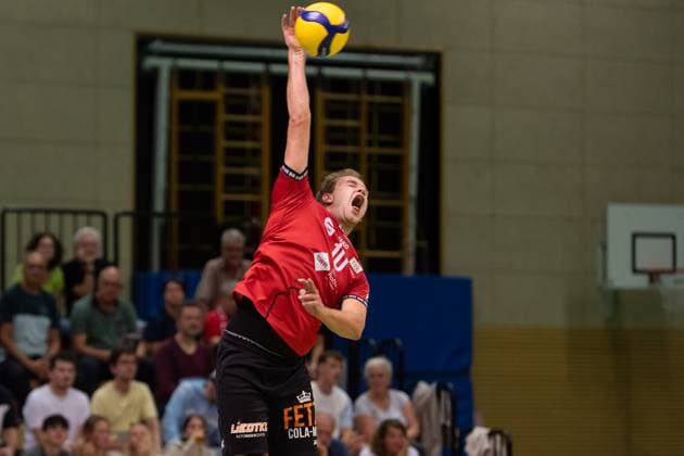 Jannik Lehmann (TV Rottenburg, 10) GER, TV Rottenburg vs TSV Grafing, Volleyball, Herren, 2. Bundesliga, Saison 24 25, 21.09.2024, GER, TV Rottenburg vs TSV Grafing, Volleyball, Herren, 2. Bundesliga, Saison 24 25, 21.09.2024 Rottenburg Copyright: xEibner-Pressefoto WolfgangxFrankx EP_WFK