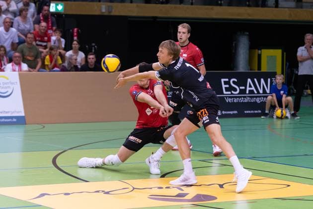 Dirk Mehlberg (TV Rottenburg, 01) GER, TV Rottenburg vs TSV Grafing, Volleyball, Herren, 2. Bundesliga, Saison 24 25, 21.09.2024, GER, TV Rottenburg vs TSV Grafing, Volleyball, Herren, 2. Bundesliga, Saison 24 25, 21.09.2024 Rottenburg Copyright: xEibner-Pressefoto WolfgangxFrankx EP_WFK