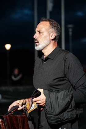 Pellegrino Matarazzo (TSG 1899 Hoffenheim, Trainer) DEN, FC Midtjylland vs. TSG 1899 Hoffenheim, Fussball, UEFA Europa League, Spieltag 1, Spielzeit 2024 25, 25.09.2024 DEN, FC Midtjylland vs. TSG 1899 Hoffenheim, Fussball, UEFA Europa League, Spieltag 1, Spielzeit 2024 25, 25.09.2024 Herning Copyright: xEibner-Pressefoto MarcelxvonxFehrnx EP_MFN