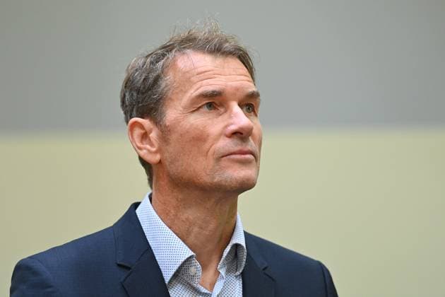 Jens Lehmann, Einzelbild,angeschnittenes Einzelmotiv,Portraet,Portrait,Porträt. Landgericht Muenchen II Strafverfahren gegen Jens Lehmann wegen des Verdachts der Beleidigung u.a. am 27.09.2024,Berufung,