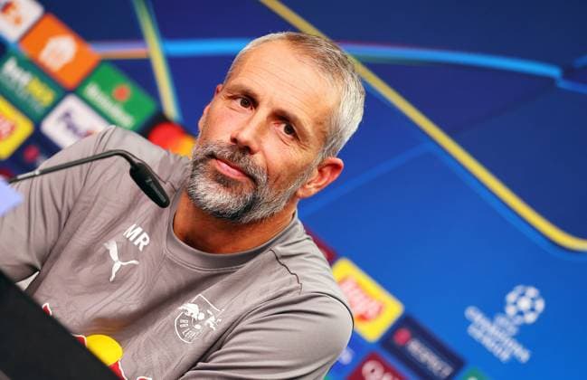 RB Leipzig Pressekonferenz Champions League Leipzig, 01.10.2024, RB Akademie, Fussball, UEFA Champions League, Matchday-1, RB LEIPZIG vs. JUVENTUS TURIN am 02 10 2024 , Pressekonferenz RB Leipzig , Im Bild: Cheftrainer Marco Rose, RB Leipzig ,