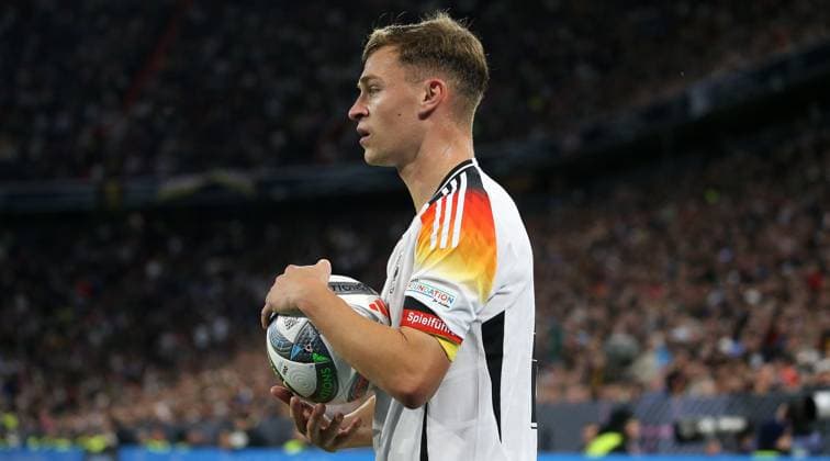 BAU 14.10..2024 München Fußball Länderspiel Deutschland vs. Niederlande, Joshua Kimmich (GER)