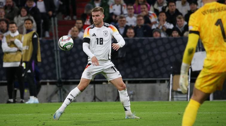 BAU 14.10..2024 München Fußball Länderspiel Deutschland vs. Niederlande, Maximilian Mittelstädt (GER)