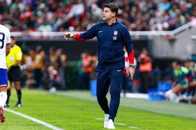Fußball, Länderspiel, Mexiko - USA RECORD DATE NOT STATED Seleccion Mexicana 2024 Mexico vs United States Mauricio Pochettino head coach of USA during the game International Friendly, Länderspiel, Nationalmannschaft between Mexican national team, Nationalteam (Mexico) and United States (USA) at Akron Stadium, on October 15, 2024, Guadalajara, Jalisco, Mexico. GUADALAJARA JALISCO MEXICO Copyright: xCarlosxZepedax 20241015230353_SNM_MEX_USA_POCHETTINO271