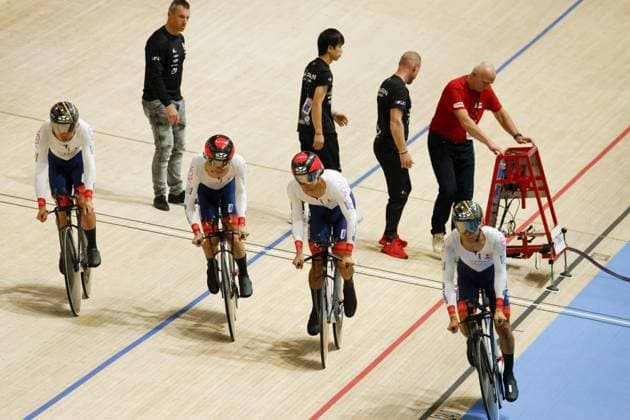 CICLISMO - Ciclismo su Pista - Tissot 2024 Track World Championships Tissot Track cycling, Rad, Radsport, Bahnrad, Bahn World Championship, WM, Weltmeisterschaft - Ballerup, Copenaghen, Den- 16-10-2024 during Tissot 2024 Track World Championships, Track cycling race in Copenhagen, Denmark, October 16 2024 Copenhagen Denmark Copyright: xIPAxSport ABACAx