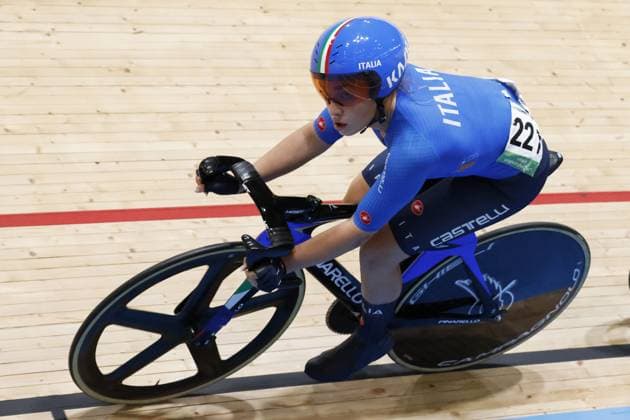 Tissot Track cycling, Rad, Radsport, Bahnrad, Bahn World Championship, WM, Weltmeisterschaft - Ballerup, Copenaghen, Den- 16-10-2024 during Tissot 2024 Track World Championships, Track cycling race in Copenhagen, Denmark, October 18 2024 Copyright: xStefanoxCavasino IPAxSportx xipax xx IPA_50699650 IPA_Agency_IPA50699650