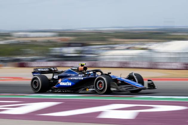 Franco Colapinto (Williams Racing, Argentinien, 43) im Williams FW46, USA, Formel 1 Weltmeisterschaft, Pirelli Grand Prix der Vereinigten Staaten von Amerika, Circuit of the Americas Austin, Freies Training, 18.10.2024 USA, Formel 1 Weltmeisterschaft, Pirelli Grand Prix der Vereinigten Staaten von Amerika, Circuit of the Americas Austin, Freies Training, 18.10.2024 Austin Copyright: xEibner-Pressefoto Memmlerx EP_MMR