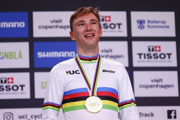 CICLISMO - Ciclismo su Pista - Tissot 2024 Track World Championships Tissot Track cycling, Rad, Radsport, Bahnrad, Bahn World Championship, WM, Weltmeisterschaft - Ballerup, Copenaghen, Menâ??s Omnium - De Vylder Lindsay, Belgium during Tissot 2024 Track World Championships, Track cycling race in Copenhagen, Denmark, October 19 2024 Copenhagen Denmark Copyright: xIPAxSport ABACAx