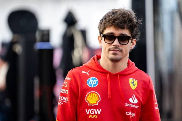 Charles Leclerc (Scuderia Ferrari HP, Monaco, 16), USA, Formel 1 Weltmeisterschaft, Pirelli Grand Prix der Vereinigten Staaten von Amerika, Circuit of the Americas Austin, Ankunft der Fahrer, 20.10.2024 USA, Formel 1 Weltmeisterschaft, Pirelli Grand Prix der Vereinigten Staaten von Amerika, Circuit of the Americas Austin, Ankunft der Fahrer, 20.10.2024 Austin Copyright: xEibner-Pressefoto Memmlerx EP_MMR