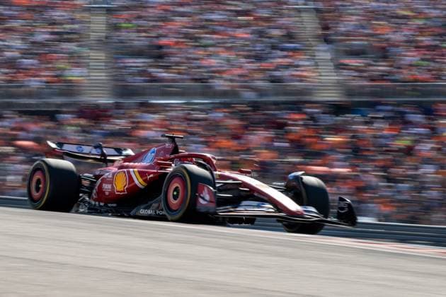 Charles Leclerc (Scuderia Ferrari HP, Monaco, 16) im Ferrari SF-24, USA, Formel 1 Weltmeisterschaft, Pirelli Grand Prix der Vereinigten Staaten von Amerika, Circuit of the Americas Austin, Rennen, 20.10.2024 USA, Formel 1 Weltmeisterschaft, Pirelli Grand Prix der Vereinigten Staaten von Amerika, Circuit of the Americas Austin, Rennen, 20.10.2024 Austin Copyright: xEibner-Pressefoto Memmlerx EP_MMR