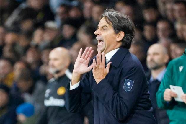 Simone Inzaghi (Inter Mailand, Trainer) , Fussball, UEFA Champions League, 3. Spieltag, 2024 2025, Young Boys Bern vs. Inter Mailand, 23.10.2024, Stadion Wankdorf, Bern, Schweiz Bern Stadion Wankdorf Kanton Bern Schweiz Copyright: xGrantxHubbsx