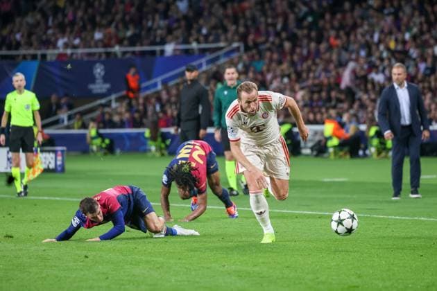 Harry Kane (Bayern Muenchen 9), ESP, FC Barcelona, Barca - FC Bayern Muenchen, Fussball, Champions-League, 3. Spieltag, Saison 2024 2025, 23.10.2024 ESP, FC Barcelona - FC Bayern Muenchen, Fussball, Champions-League, 3. Spieltag, Saison 2024 2025, 23.10.2024 Barcelona Copyright: xEibner-Pressefoto JoergxNiebergax EP_JNL
