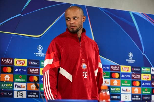 Vincent Kompany (FC Bayern Muenchen, Cheftrainer) bei der Pressekonferenz, Ger, Internationale Pressekonferenz, FC Bayern Muenchen, Fussball, UEFA Champions League, 4. Spieltag, Saison 2024 2025, 05.11.2024, Ger, Internationale Pressekonferenz, FC Bayern Muenchen, Fussball, UEFA Champions League, 4. Spieltag, Saison 2024 2025, 05.11.2024 Muenchen Copyright: xEibner-Pressefoto JennixMaulx EP_JML